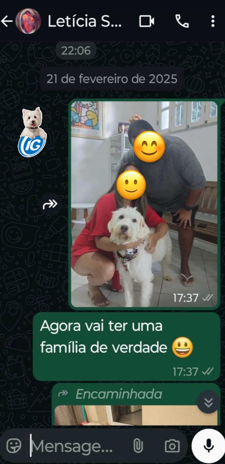 Conversa entre atriz e veterinária