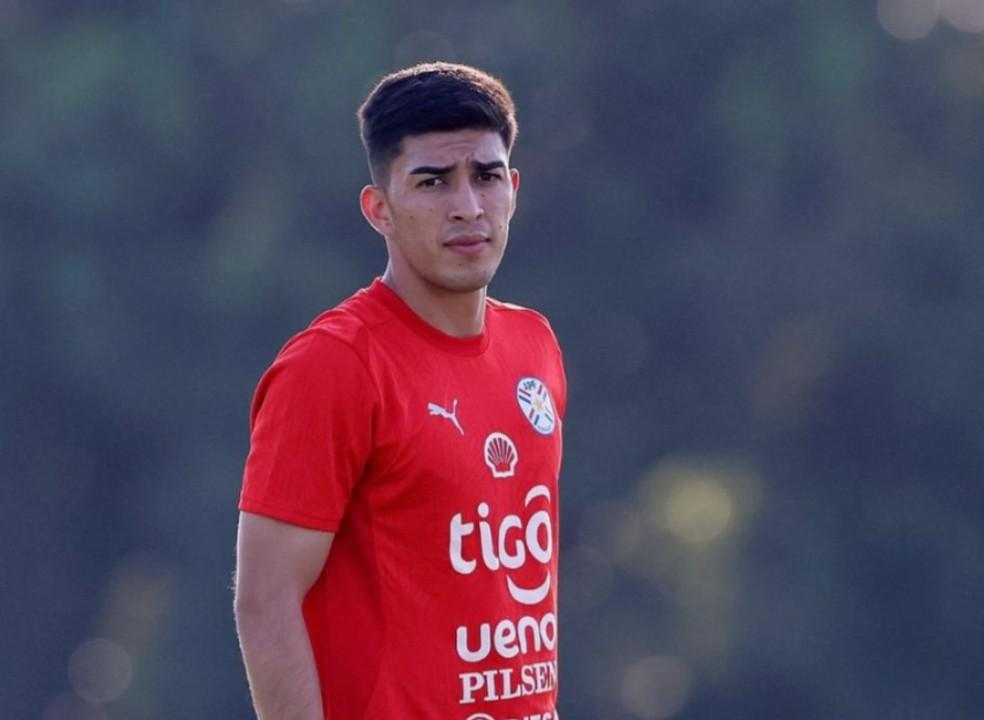 Lezcano na seleção paraguaia.