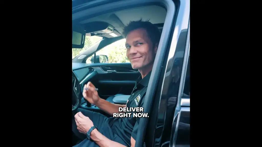 Tom Brady em comercial da Hertz