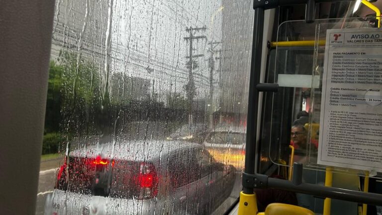 Chuva forte atinge São Paulo e traz riscos de alagamentos