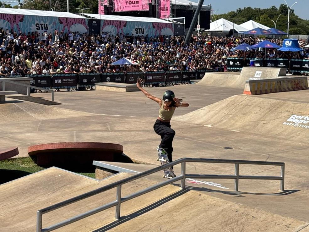 Rayssa Leal no STU de Porto Alegre