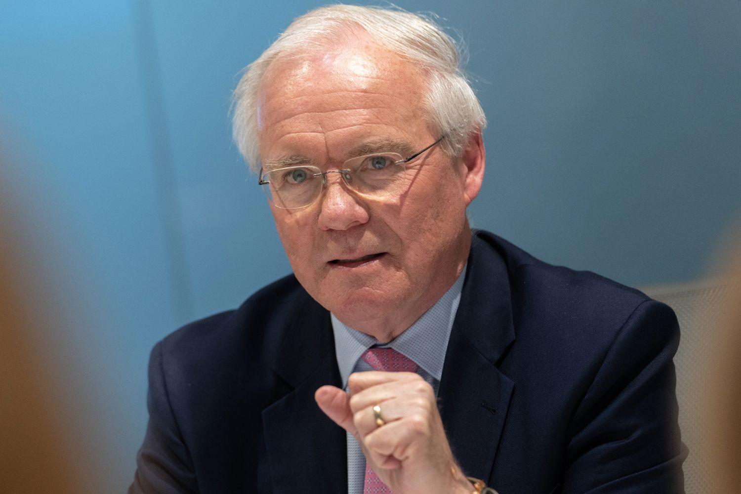 Rodney McMullen, chief executive officer of Kroger Co., during an interview in New York, U.S.