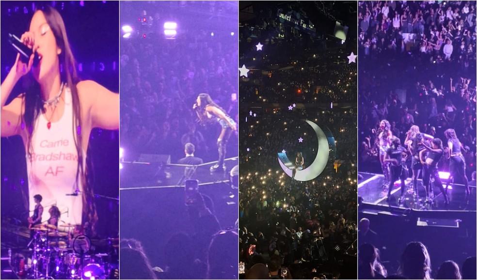 Olivia Rodrigo em show da turnê 'Guts' em Nova York