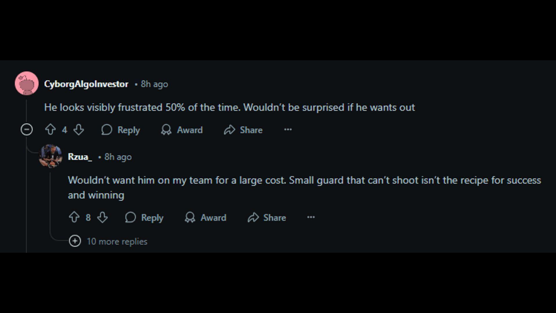 Fans comment on Ja Morant's subpar performance this season