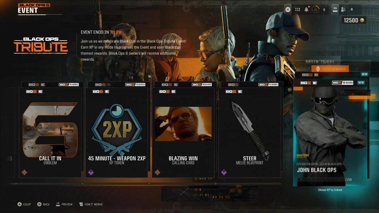 Black Ops Tribute event