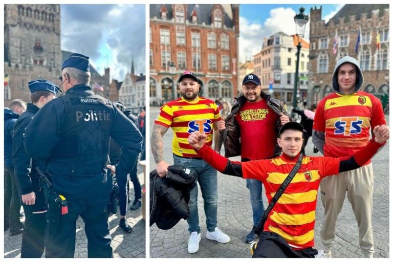 Brugge Recebe Festa de Torcida com A presença de Fans Poloneses