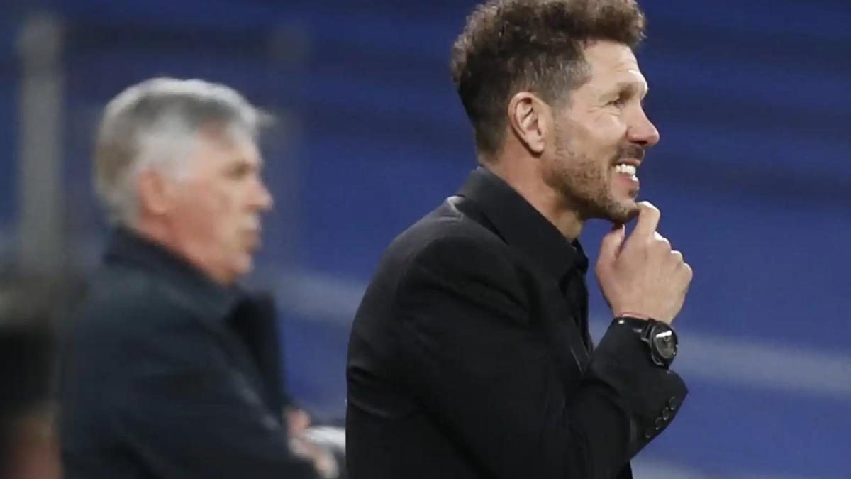 Carlo Ancelotti e Diego Simeone