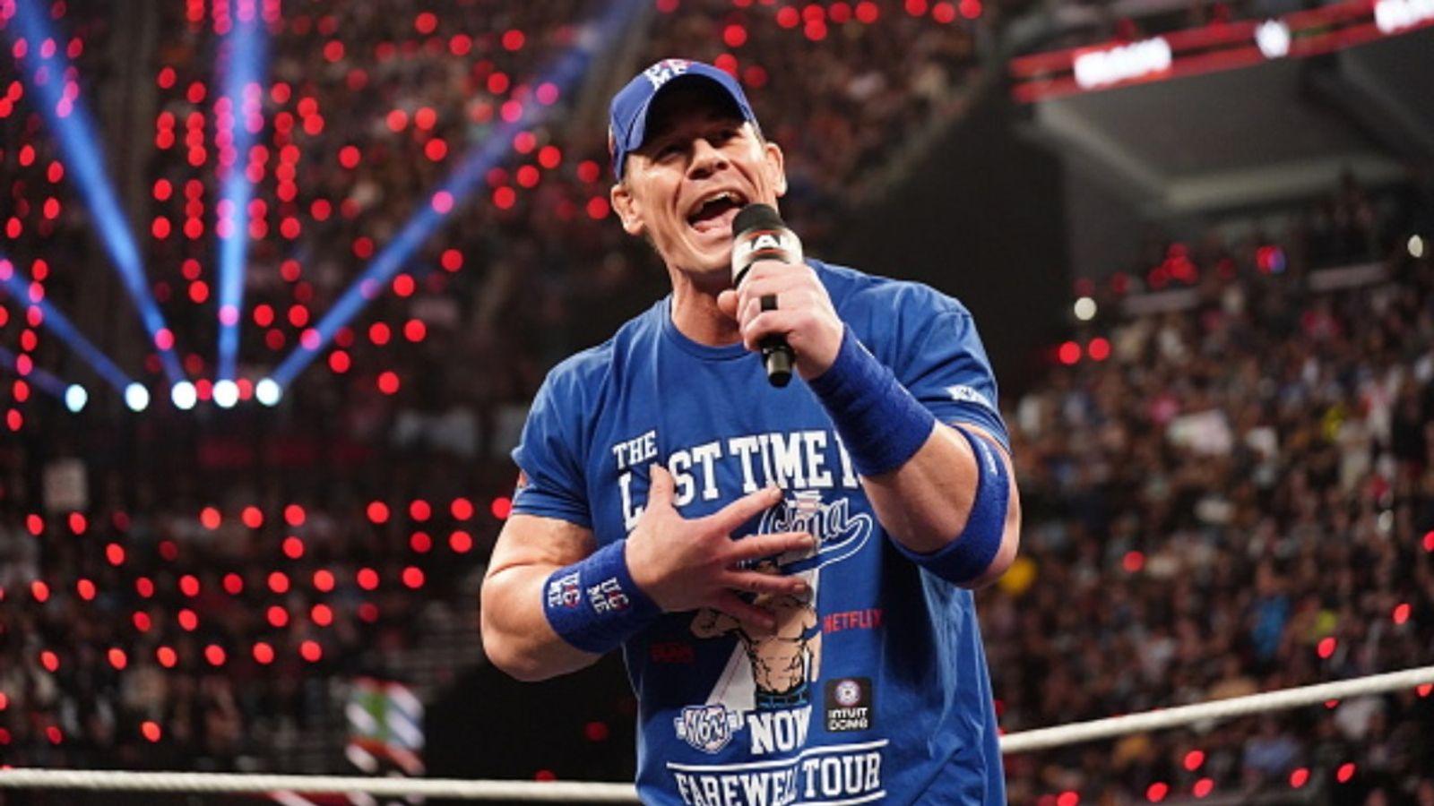 John Cena faz um anúncio importante antes de seu último combate no WWE Elimination Chamber