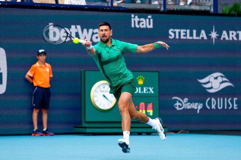 Djokovic Brilha e Avança às Quartas de Final do Miami Open