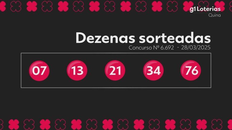 Quina: Resultado do Concurso 6692 e Acumulação para R$ 3 Milhões