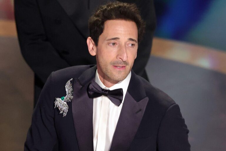 A emoção de Adrien Brody ao ganhar seu segundo Oscar: uma homenagem à família
