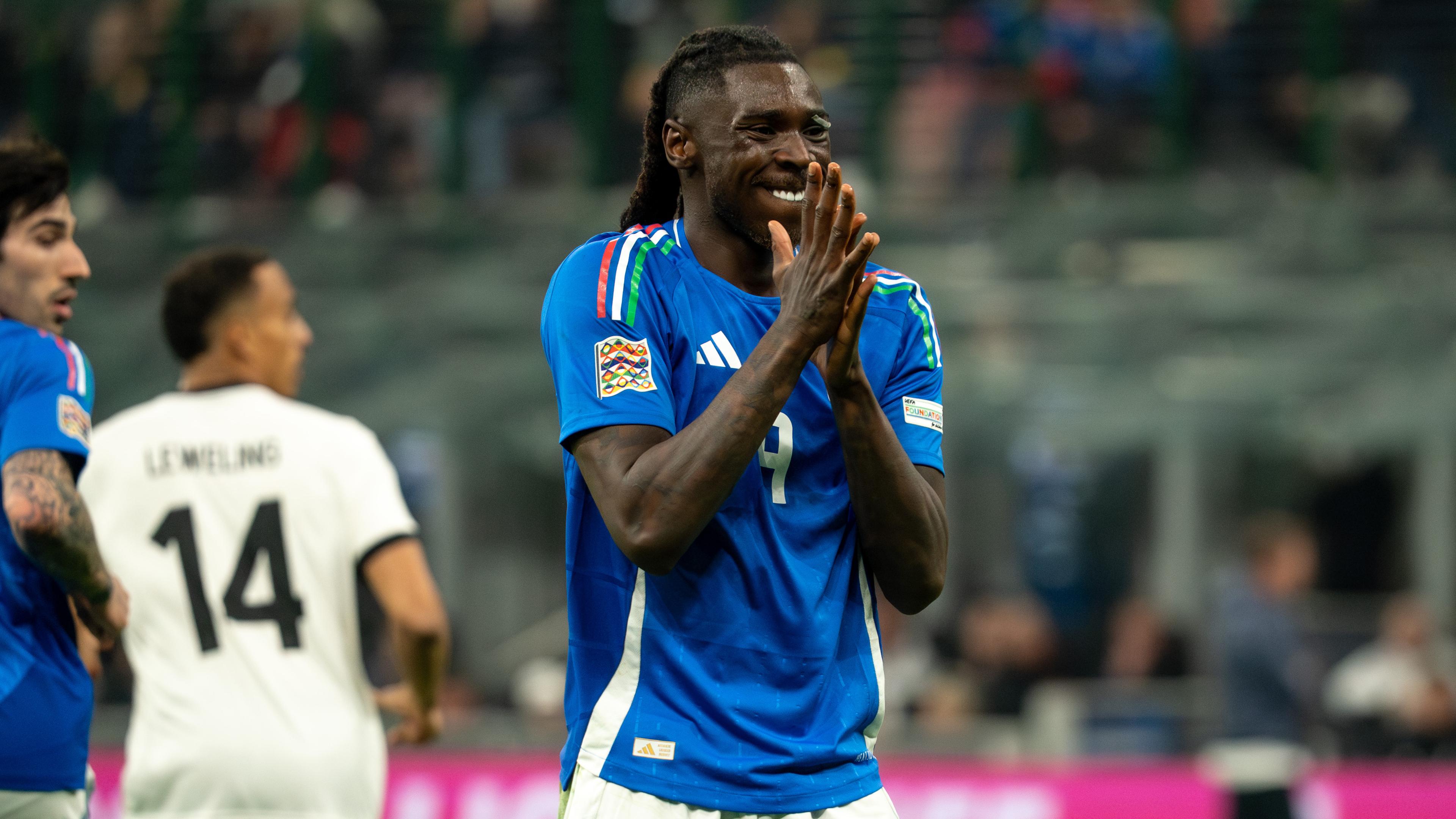 Moise Kean contra Alemanha