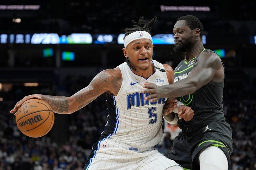 A celebração dos Timberwolves