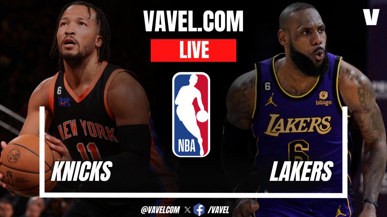 Nova York Knicks vs Los Angeles Lakers Atualizações ao Vivo (84-76)