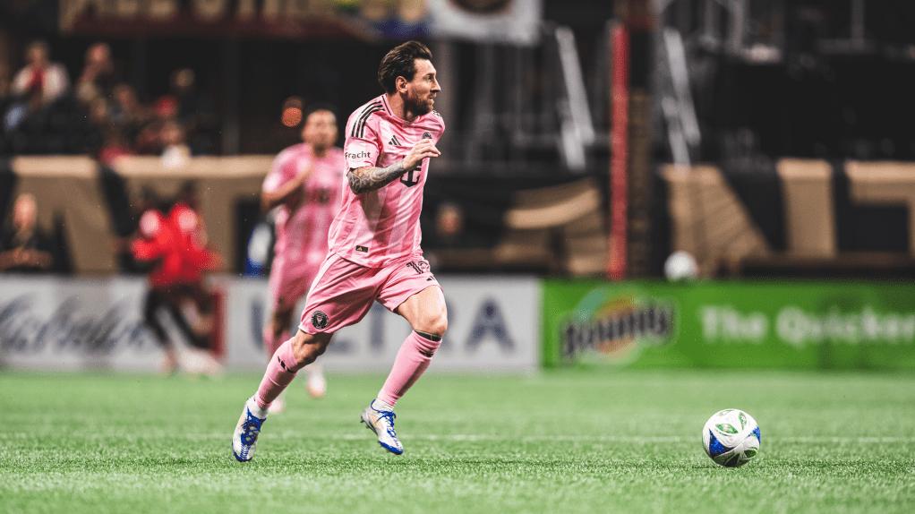 Lionel Messi em ação pelo Inter Miami