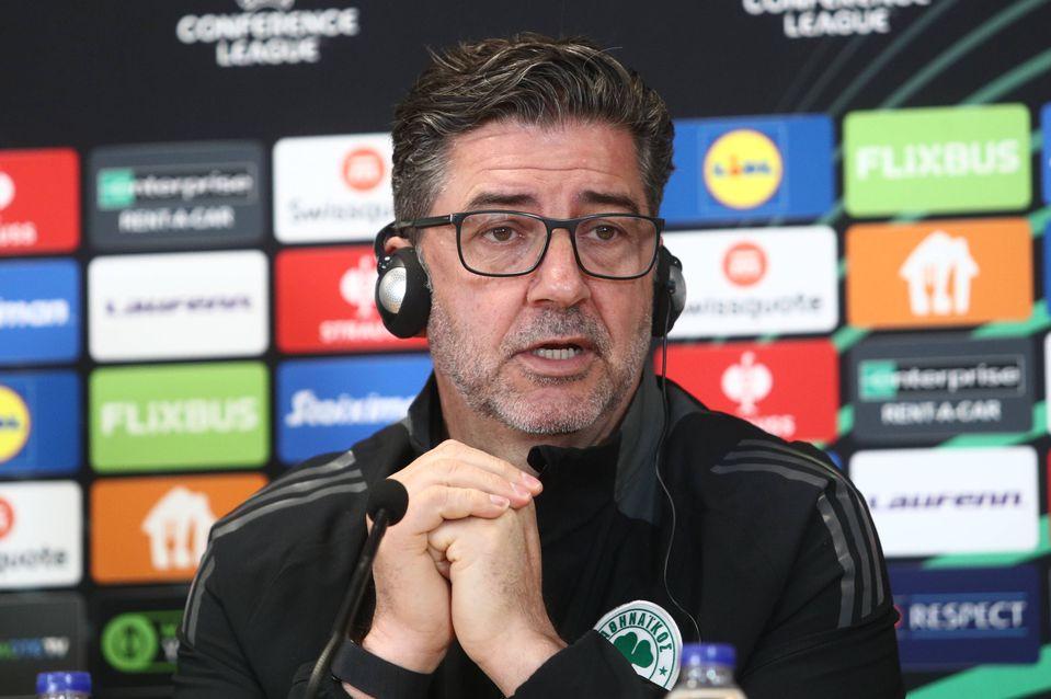 Rui Vitória otimista na conferência de imprensa
