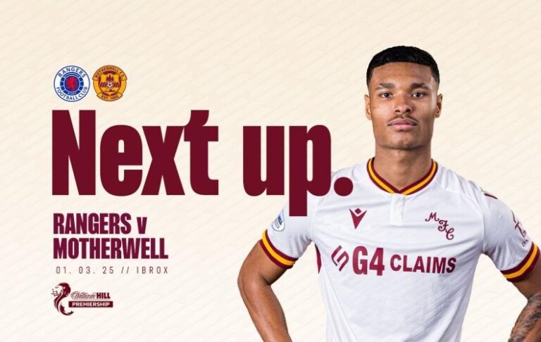 Motherwell se prepara para duelo com o Rangers na Premiership