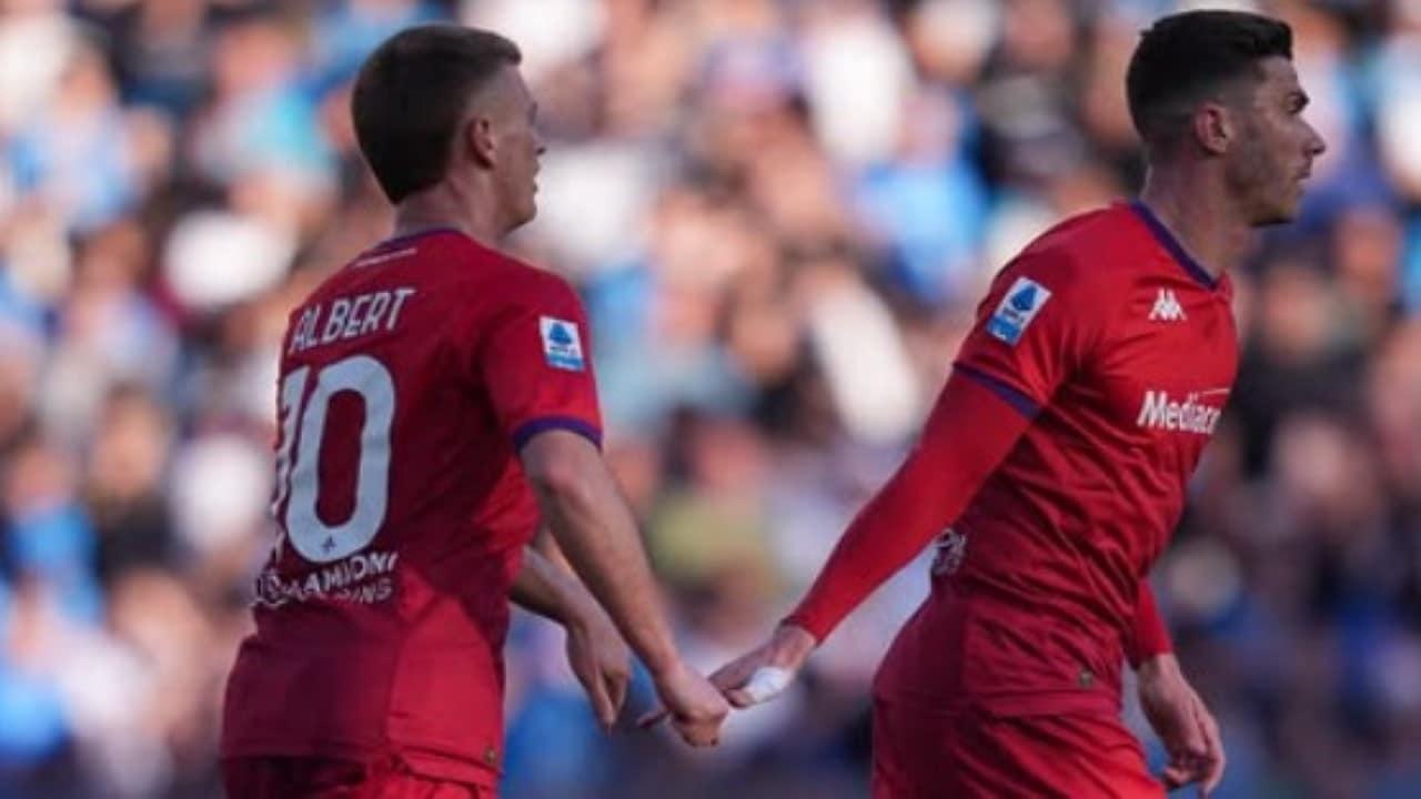 Fiorentina em ação.