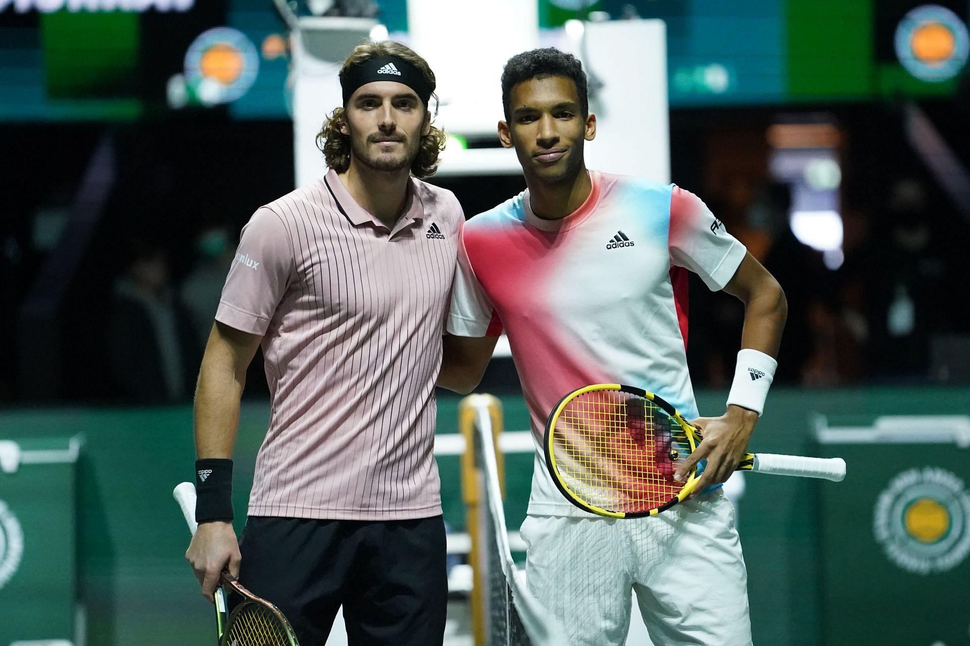 Stefanos Tsitsipas e Felix Auger-Aliassime