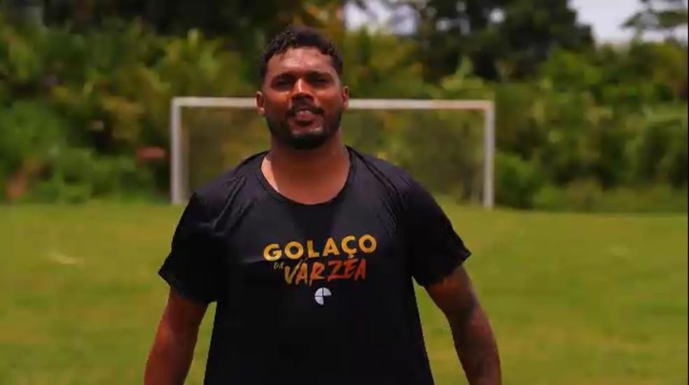 Paulo Roque, de Jaboatão dos Guararapes-PE, é finalista do Golaço da Várzea do Esporte Espetacular.