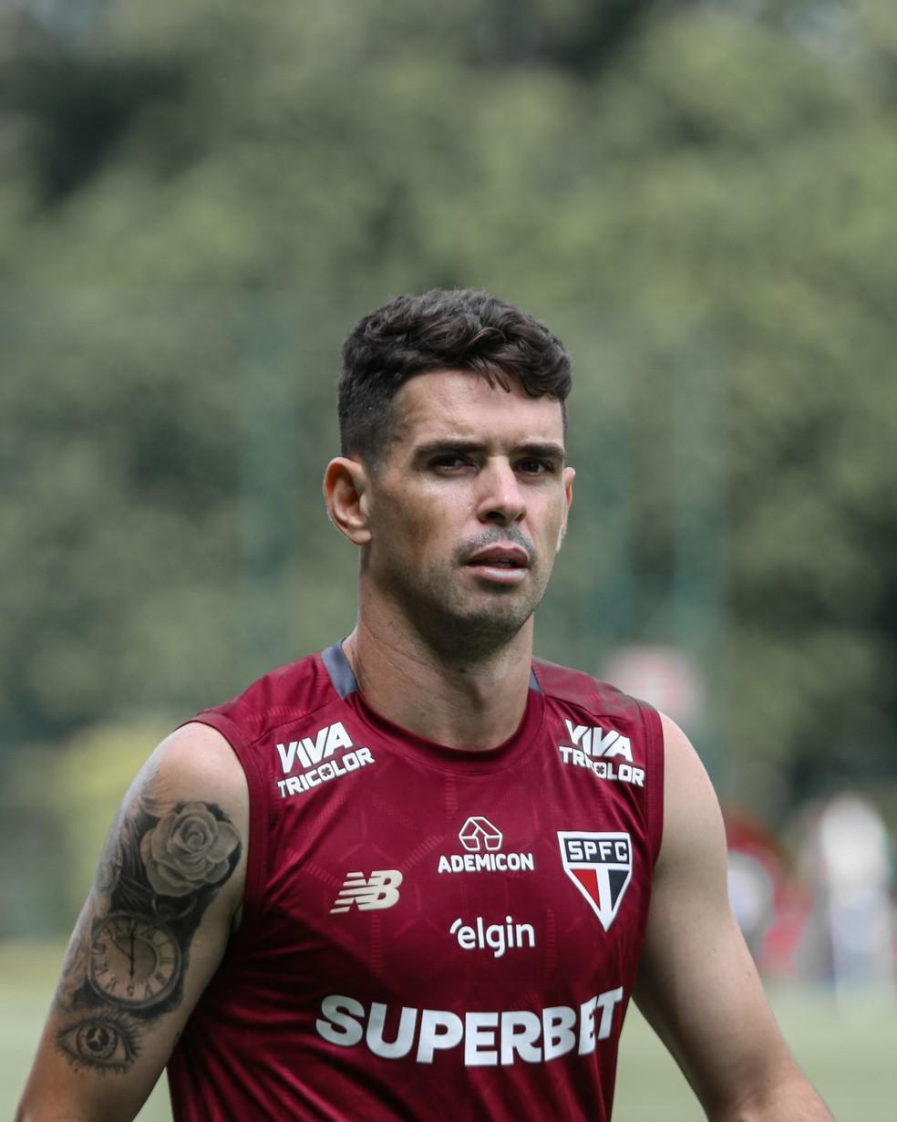 Oscar em treino do São Paulo nos EUA
