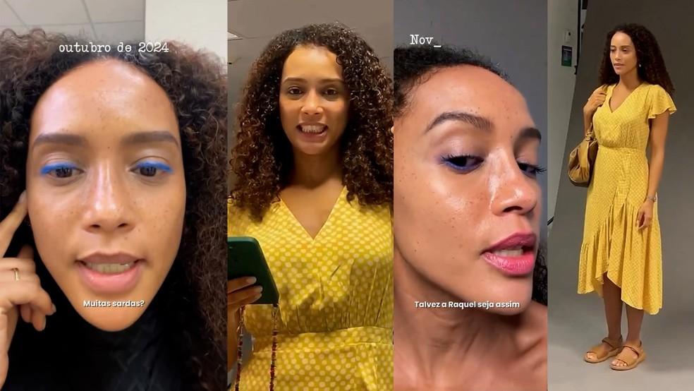 Taís Araujo mostra testes de cabelo, maquiagem e figurino para viver Raquel em Vale Tudo