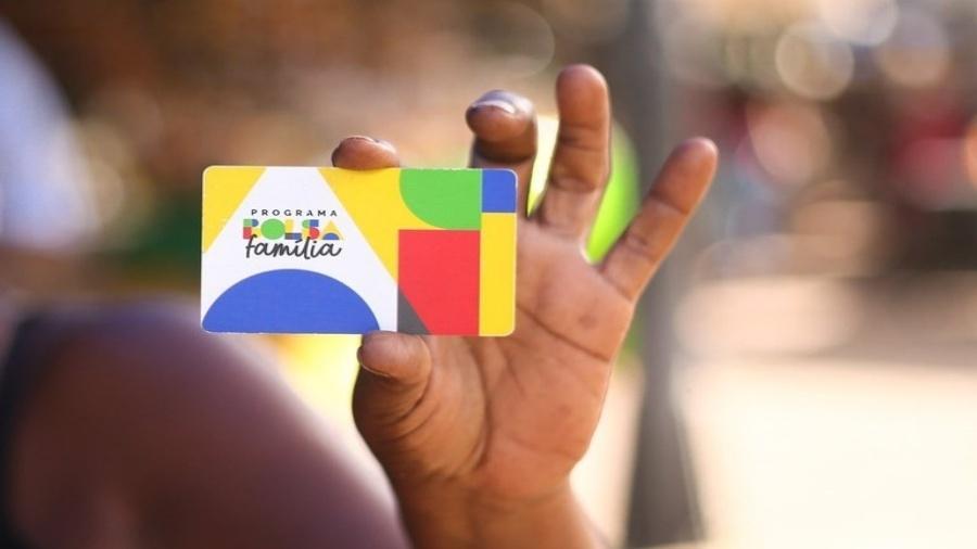 Cartão do programa Bolsa Família