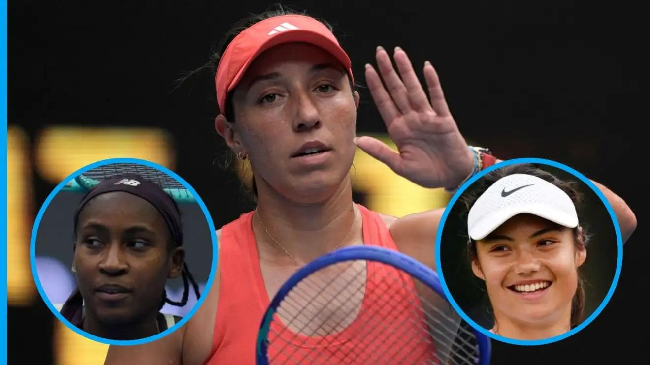 Jessica Pegula, Coco Gauff, Emma Raducanu