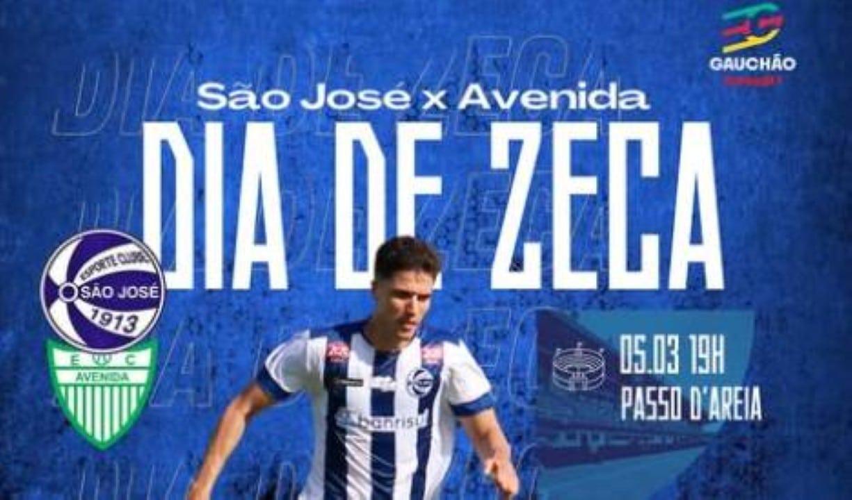 São José Futebol na partida decisiva contra Avenida.