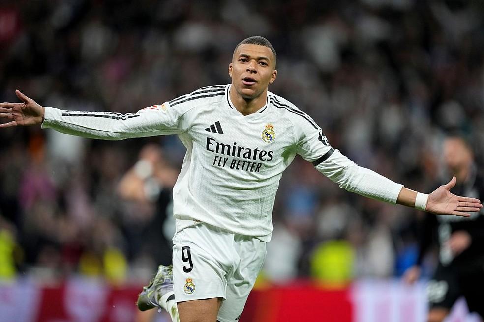 Mbappé chegou a 33 gols em sua primeira temporada pelo Real Madrid