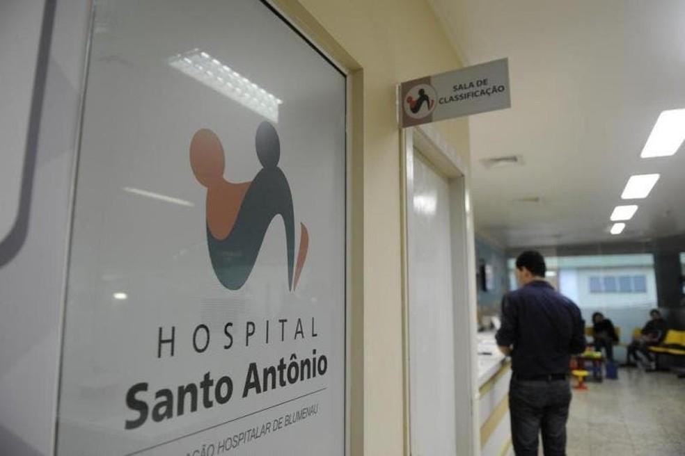 Hospital Santo Antônio, em Blumenau