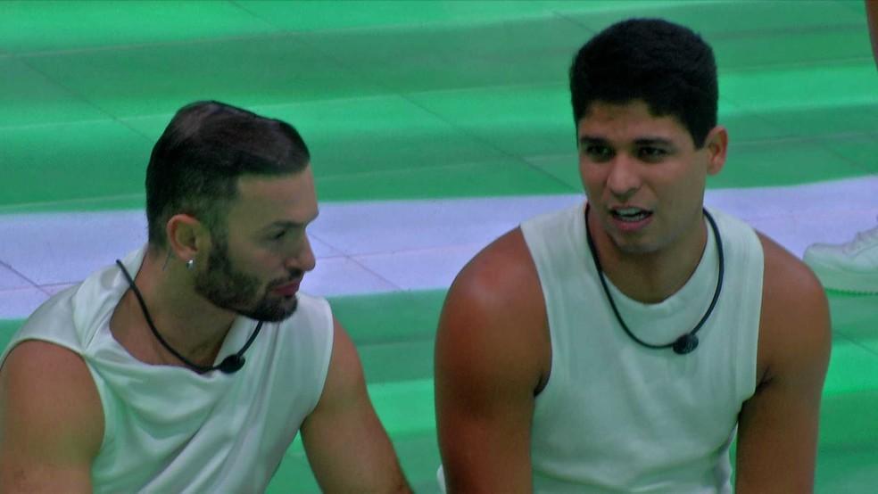 Diego Hypolito desabafa com Guilherme sobre sister no BBB 25