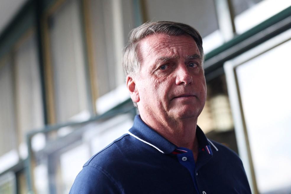 Ex-presidente Bolsonaro chega ao Aeroporto de Congonhas, em São Paulo, em 24 de março de 2025