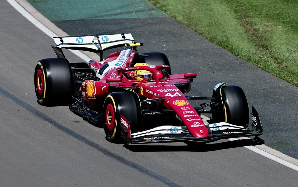 Lewis Hamilton no treino livre 1 para o GP da Austrália