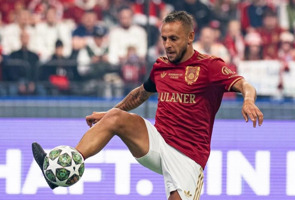 Rafinha no evento do Bayern de Munique