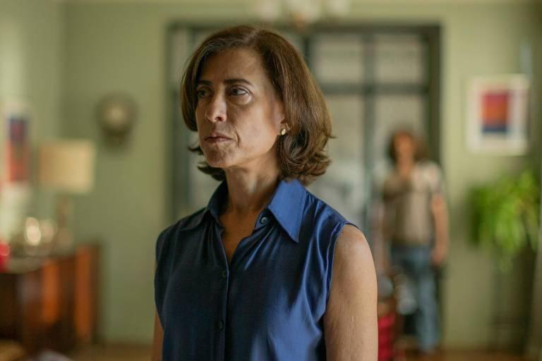 Fernanda Torres em cena do filme 'Ainda Estou Aqui'