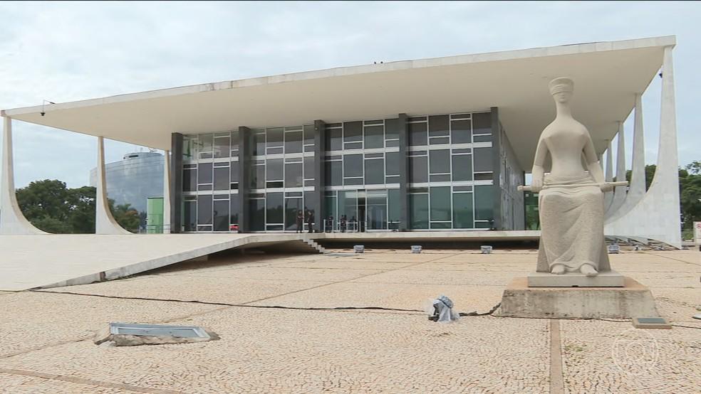 Fachada do STF.