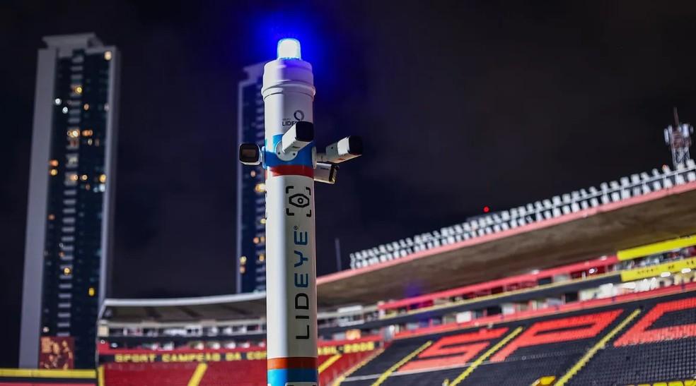 Totens instalados na Ilha do Retiro serão utilizados para reforçar segurança no estádio