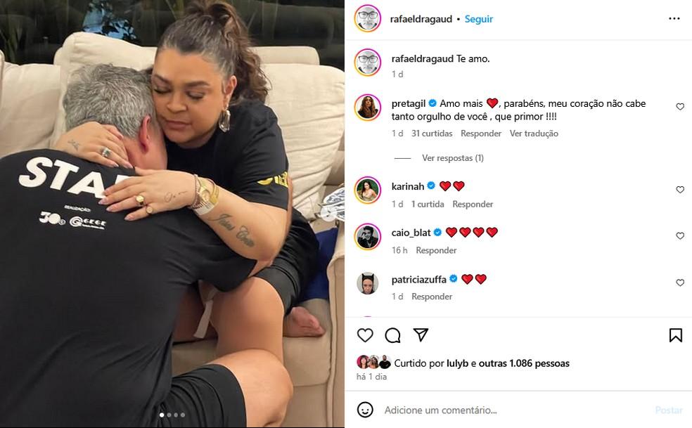 Rafael Dragaud e Preta Gil trocam declarações na web