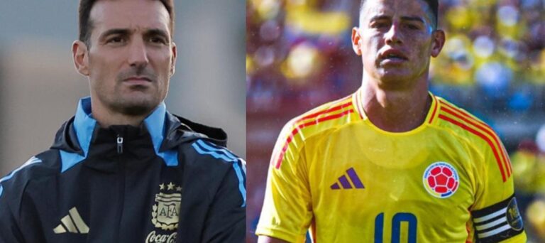 Scaloni responde a James Rodríguez após críticas sobre a final da Copa América