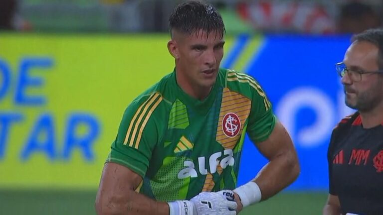 Rochet se lesiona em estreia pelo Internacional e preocupa torcida
