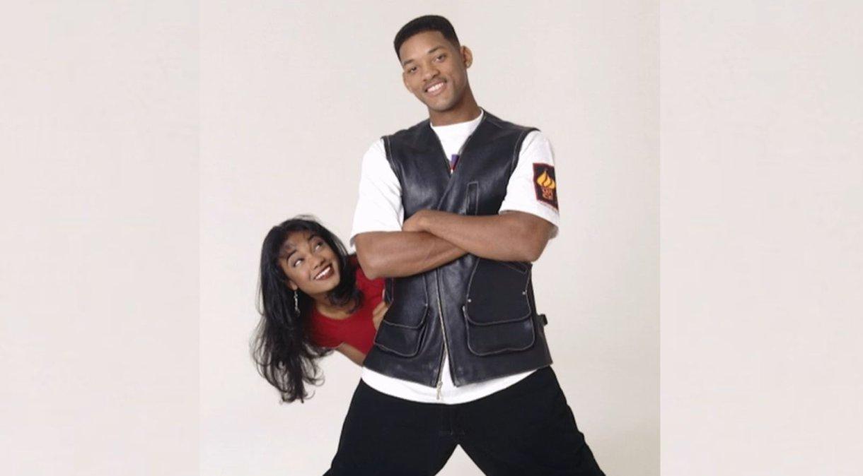 Will Smith e Tatyana Ali recriam foto de 'Um Maluco no Pedaço' após 35 anos.