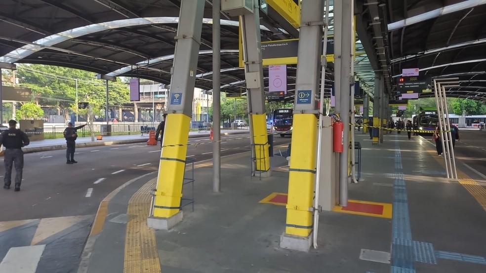 Parte do Terminal Pinheiros é interditada