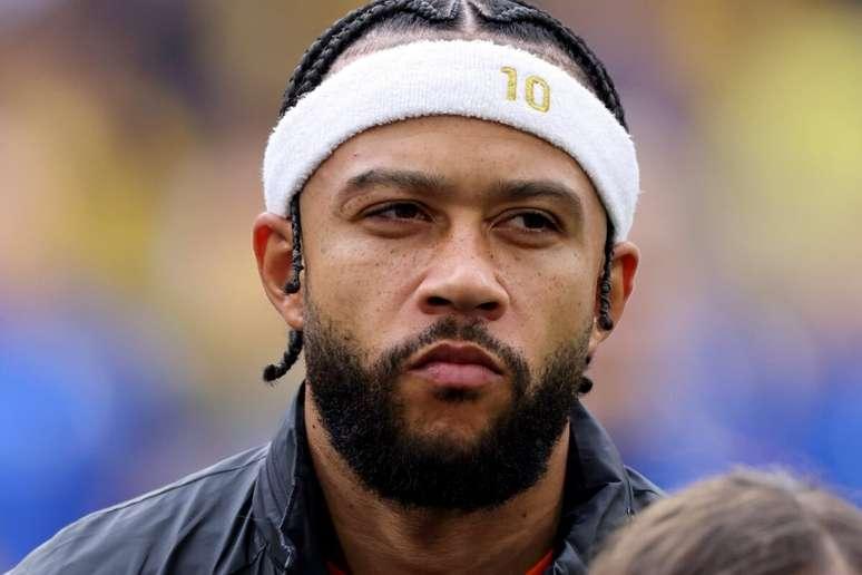 O atacante Memphis Depay conquistou a torcida corintiana