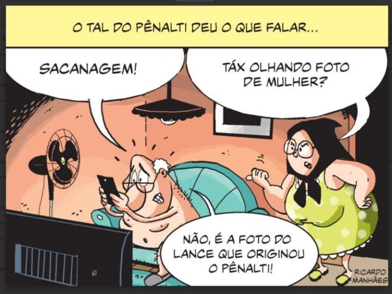 O Tal do Pênalti Deu o Que Falar: Uma Análise da Charge Recentemente Publicada