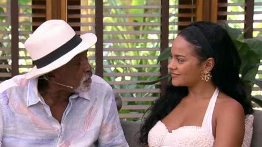 Antônio Pitanga e Bella Campos no 'É De Casa'