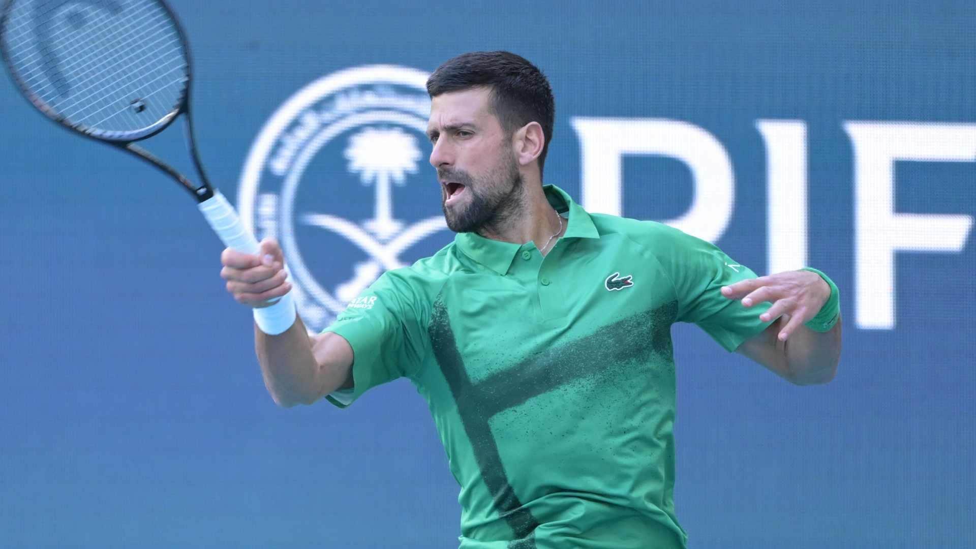 Djokovic durante o Miami Open