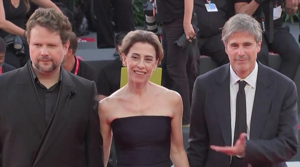 Selton Mello, Fernanda Torres e Walter Salles