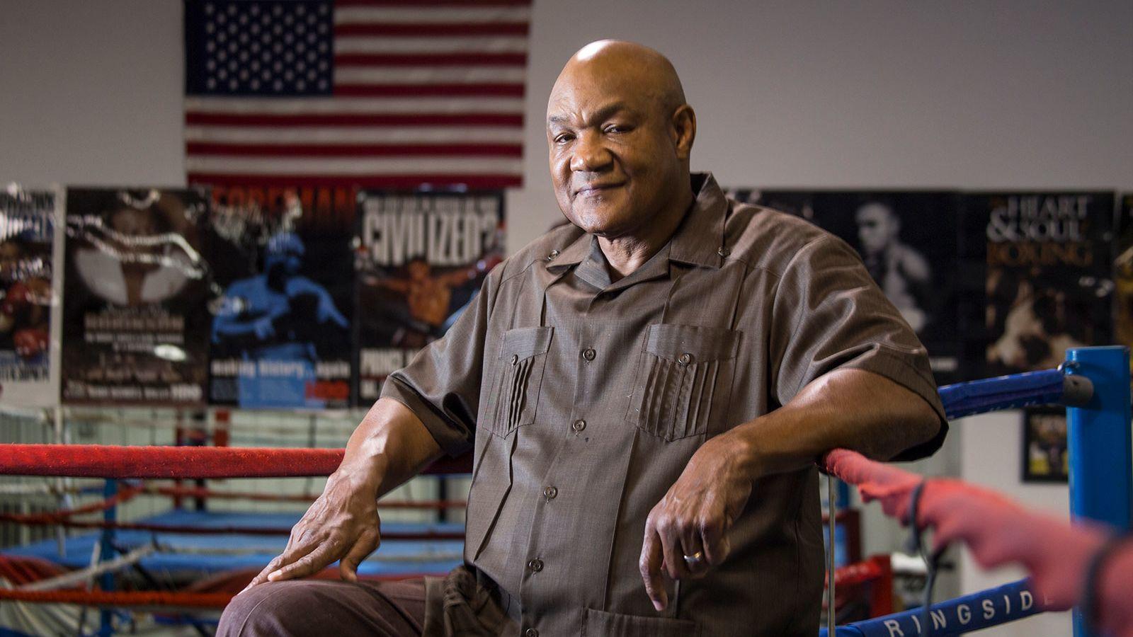 George Foreman, a former heavyweight boxing champion seen here in 2015.