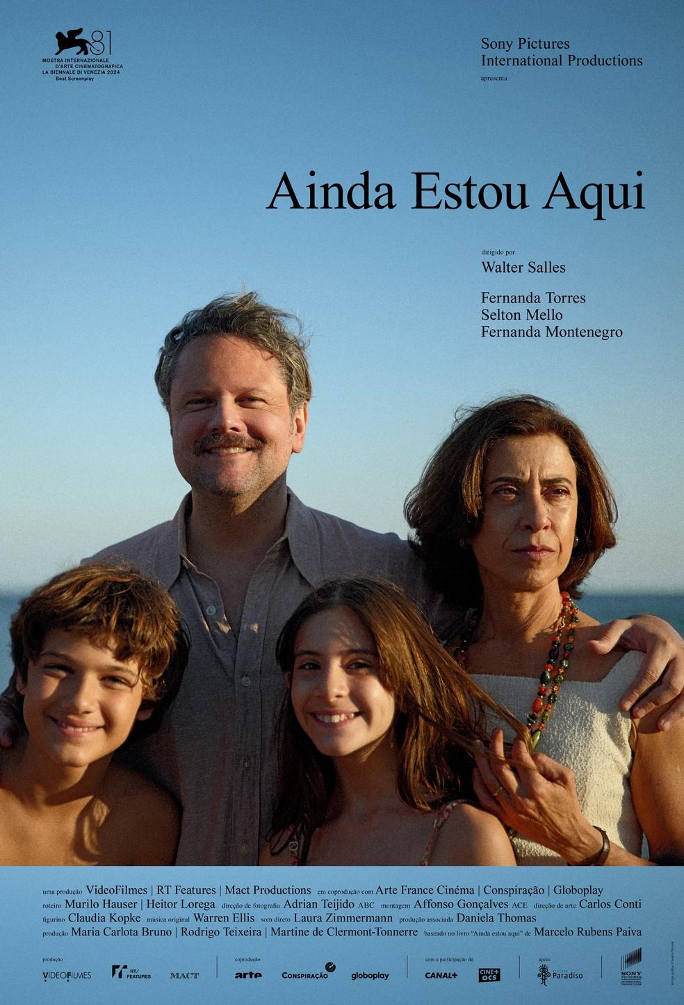 Cartaz de Ainda Estou Aqui, primeiro filme Original Globoplay